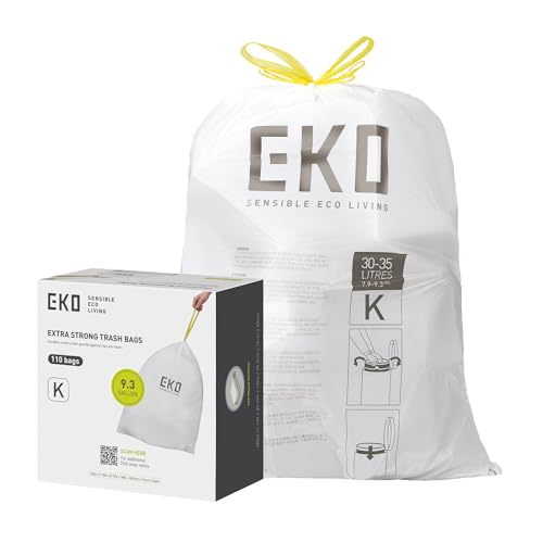 9.3 Gallon 30 (110 Count (Pack of 1) / 9.3 Gallon Bags/Code K)