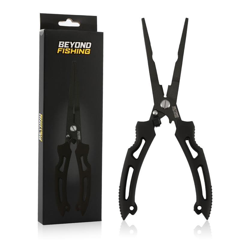 Beyond Fishing Long Nose Pliers 8.5" (8.5" Long Nose - Black)