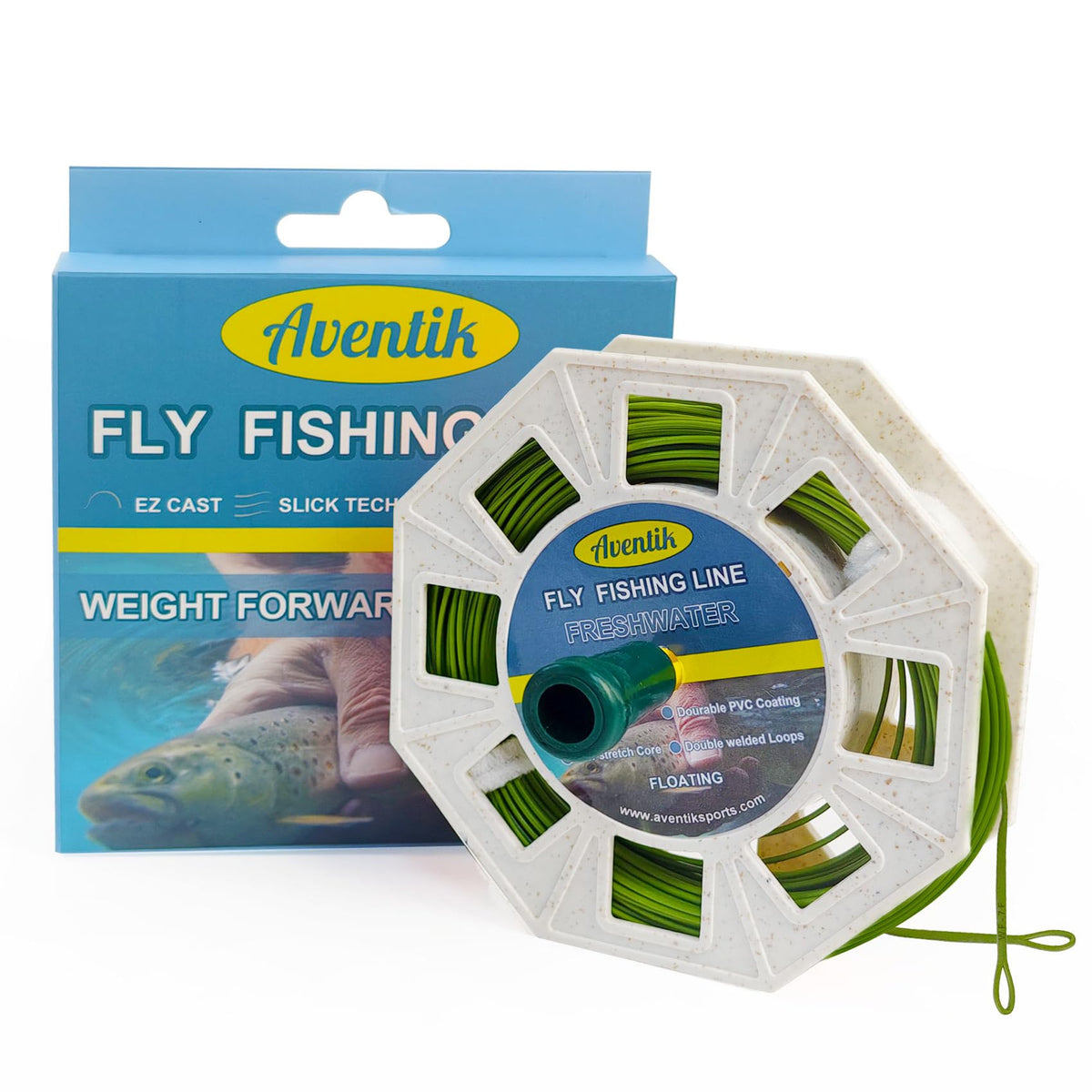 ProWeight WF Floating Fly Line with Welded Loops (Mossgreen / 5F)