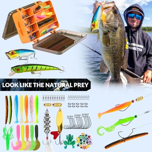 20L Waterproof Fishing Backpack with Tackle Boxes (Black)