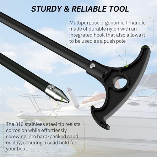 Shallow Water Anchor Pole