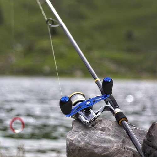 Fishing Baitcasting Reel Handle Replacement Parts (Blue Black)