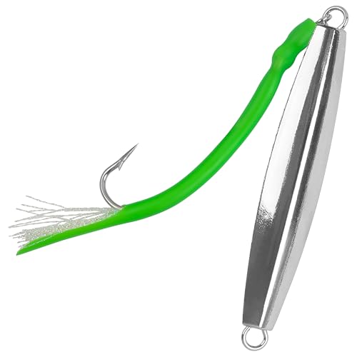 Diamond Jigs Saltwater Fishing Lures (Green-1pc / 3oz)