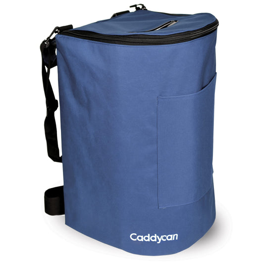 Portable Trash Can for Boating (Marine Blue / XL)