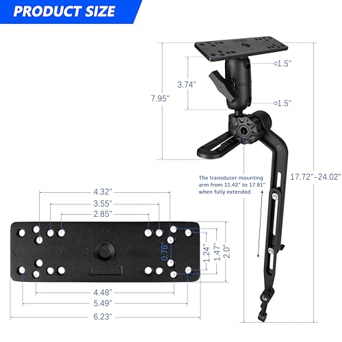 Kayak Fish Finder Mount (Installation Panel-M)