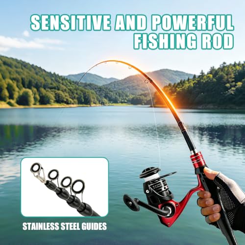 Fishing Rod and Reel Combo Kit