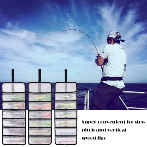 Roll Up Fishing Lure Wraps Set (Clear 2-pack / 25" X 9")