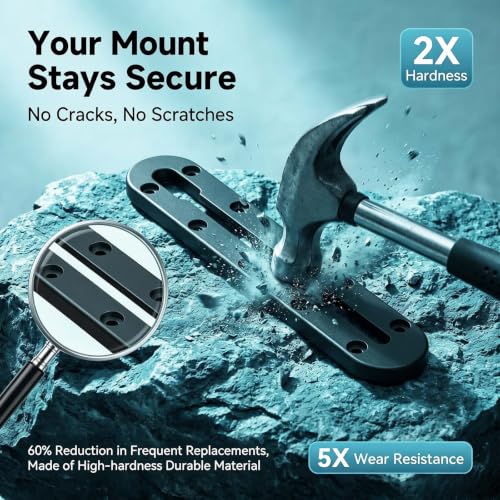 Kayak Track Low Profile Kayak Rail Mount (9 Inch，4 Pcs)