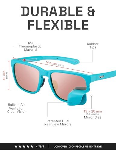 Classic Cycling Glasses with Rear (Reflective Rose)