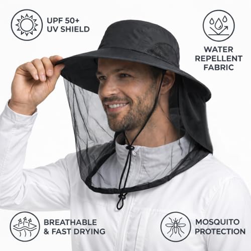 Mosquito Hat with Netting