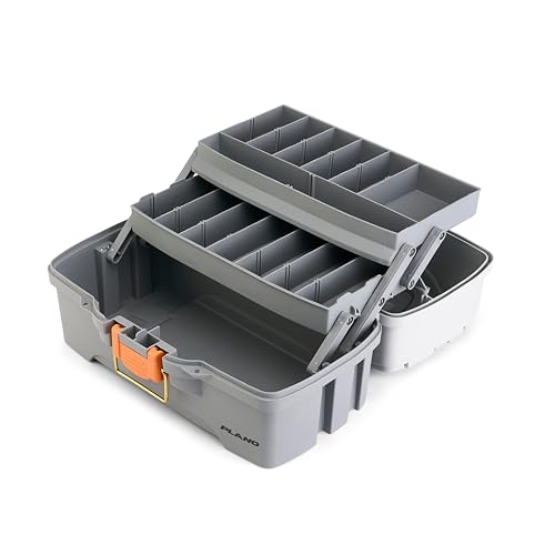 Two Tray Tackle Box (Light Grey/Dark Grey / Two-Tray / Two-Tray)