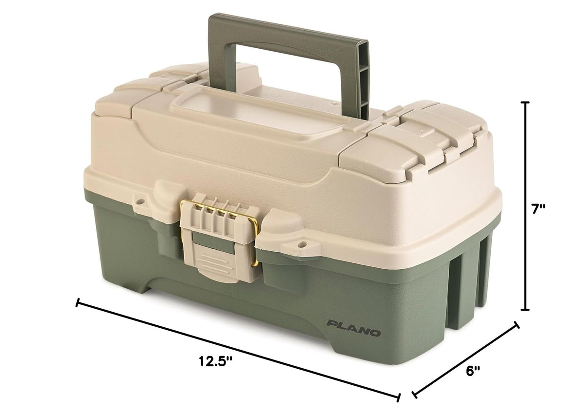One Tray Tackle Box (Green/Tan / One-Tray / One-Tray)