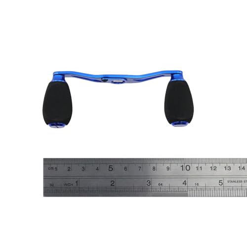 Fishing Baitcasting Reel Handle Replacement Parts (Blue Black)