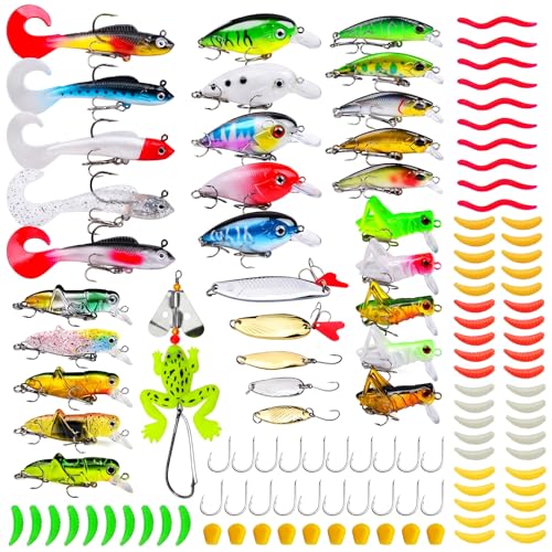121Pcs Fishing Lures Kit