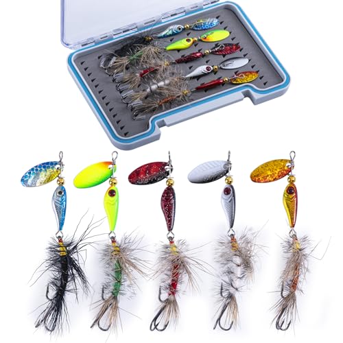 Trout Lures Fishing Spinners (A:5pcs Trout Spinners)