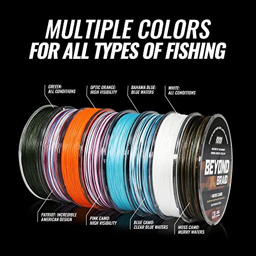 Braided Fishing Line (White 8X - No Fade / 60LB (300 Yards))