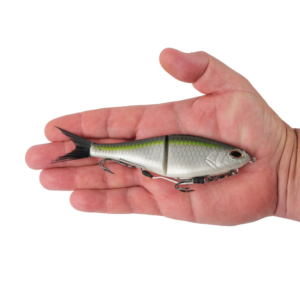 PowerBait Chop Block Fishing Soft Bait (Green Back / 6 in - 1 oz)