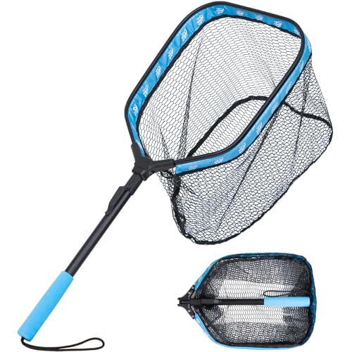 Floating Fishing Net for Fly Fishing (Blue)