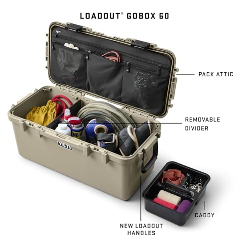 LoadOut 60 GoBox Divided Waterproof Cargo Case (GoBox 60 / King Crab)