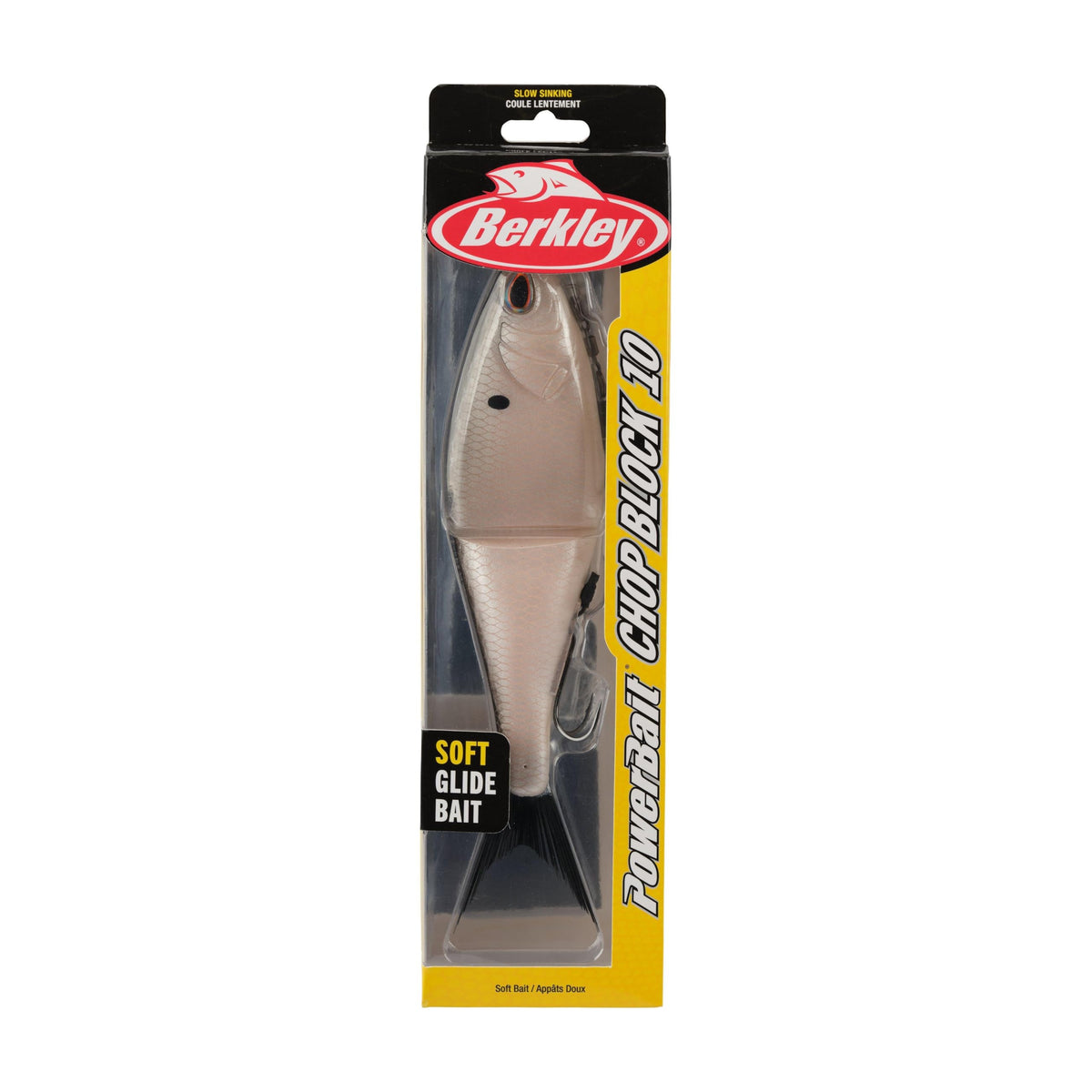 PowerBait Chop Block Fishing Soft Bait (Burnt Bone / 10 in - 4 1/5 oz)