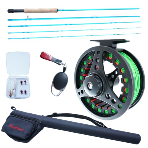 Fly Fishing Rod Combo (Emerald Green / Emerald Green-5)