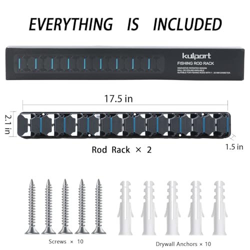 Fishing Rod Holder (Z- Blue 2-Pack)