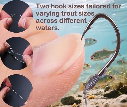 Tenkara Level Line Starter Kit Catfish Line Bobbers Fishing Hooks (11.8Ft-3.6m tenkara line case)