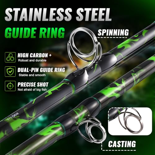 Catfish Rod 7' MH Catfishing Pole (7FT+MH+Spinning)
