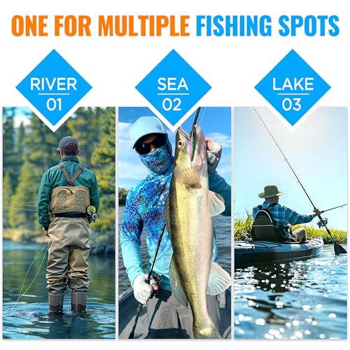 Fishing Lures Tackle Box Gifts for Men (68pcs Fishing Accessories Kit)