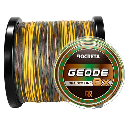 Geode Braided Fishing Line (Moss Camo / 15LB(300YDS))