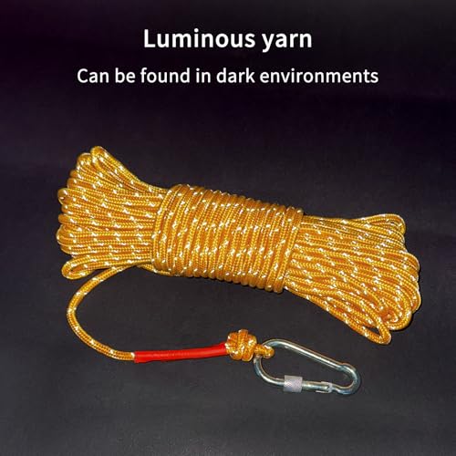 6mm Marine Floating Rope High (Yellow / 33FT-10M)