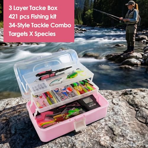 Fishing Lures Kit (Pink)