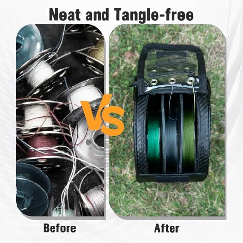 3 Outlet Holes Fishing Line Storage Bag (3 Hole - Only Bag)