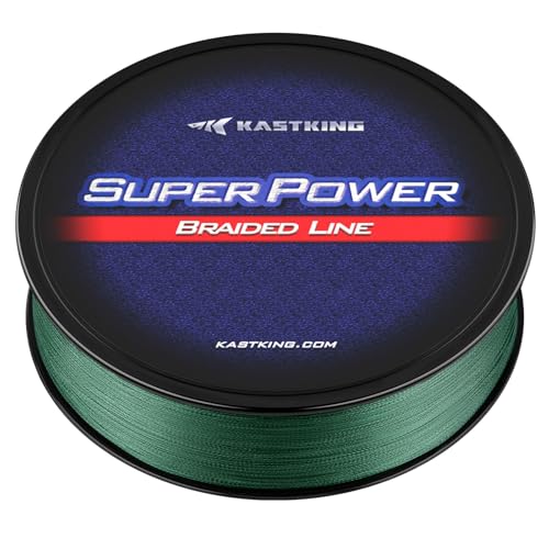 Superpower Braided Fishing Line (X4-Moss Green / 10LB(300 Yds))