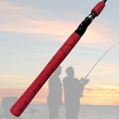 Hex Pattern Handle Heat Shrink for Fishing Rod