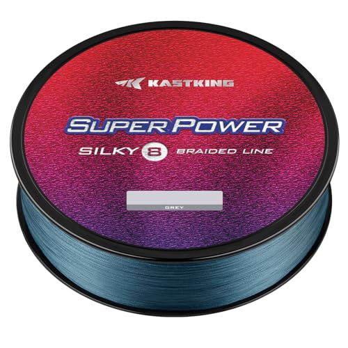 Superpower Silky8 Braided Fishing Line (X8-Gray / 20LB(500 Yds))