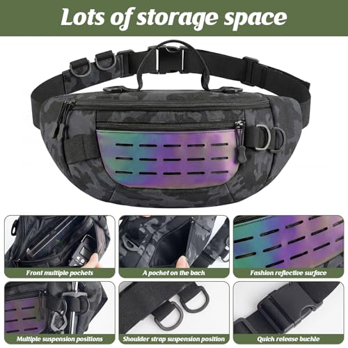 Fishing Waist Bag with Tools Kit (Black Scorpion)