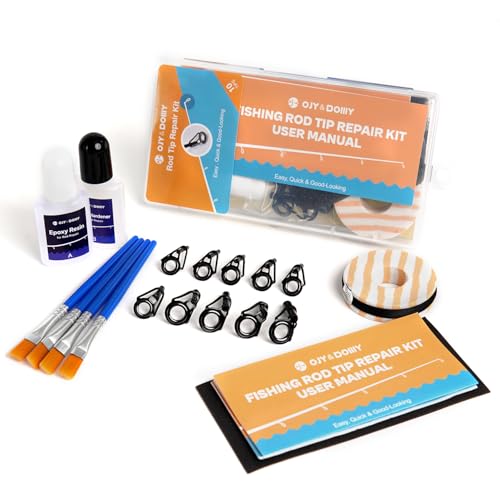 Fishing Rod Tip Repair Kit with Glue