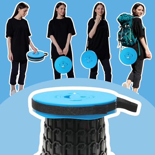 18" Collapsible Stool (Blue / X-Large)