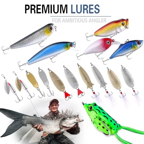 302Pcs Fishing Lures (302Pcs Fishing Lures Kit)