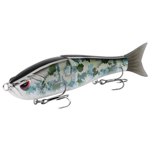 SwimShad Glide Baits Jointed Swimbait Bass Pike Salmon Trout Muskie Fishing Lure