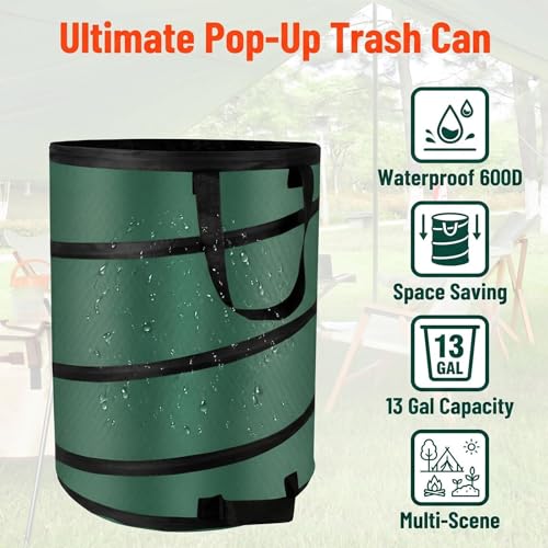 Camping Trash Can (1 Count (Pack of 1))