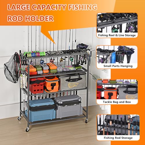 Heavy Duty Fishing Rod Rack