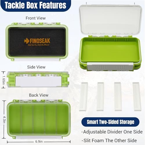 Sturdy Dual Sided Small Tackle Box Organizer