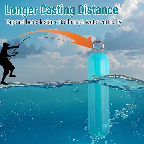 Cylindrical Sinker Alloy Steel Weight Saltwater Fishing