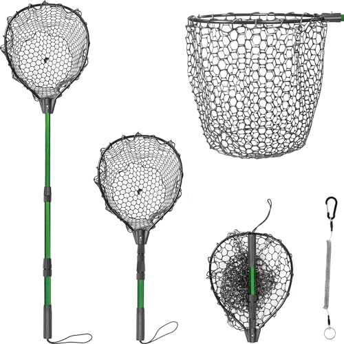 Rubber Fishing Net with Handle