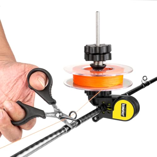 Portable Fishing Line Spooler (Yellow)