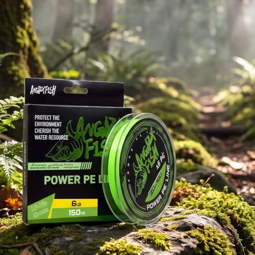 8 Strand Braided Fishing Line (Hi Vis Green / 20LB(300Yds))