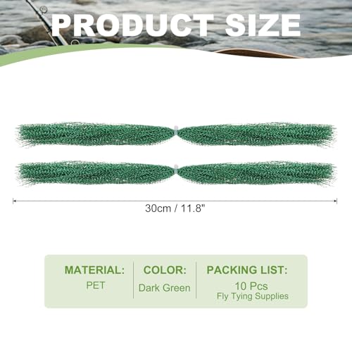 Crystal Flash Fly Fishing Line (Dark Green)