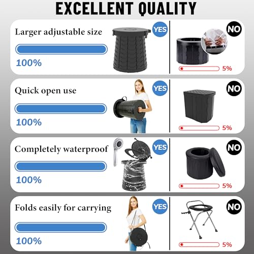 XXL Portable Toilet for Camping